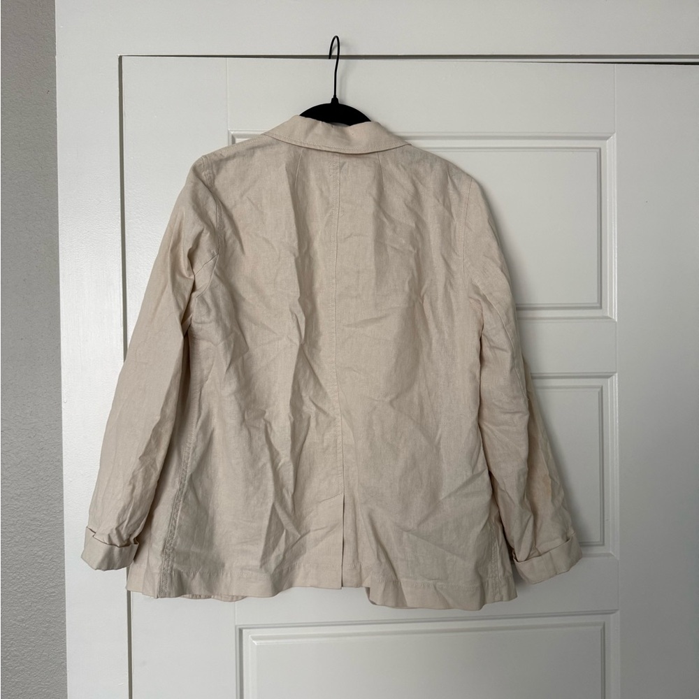 J Crew Linen Blazer - Picture 3 of 3
